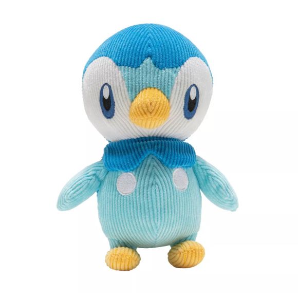 Jazwares Pokemon Select Piplup Corduroy 8" Plush Authentic 2022 - Picture 1 of 4
